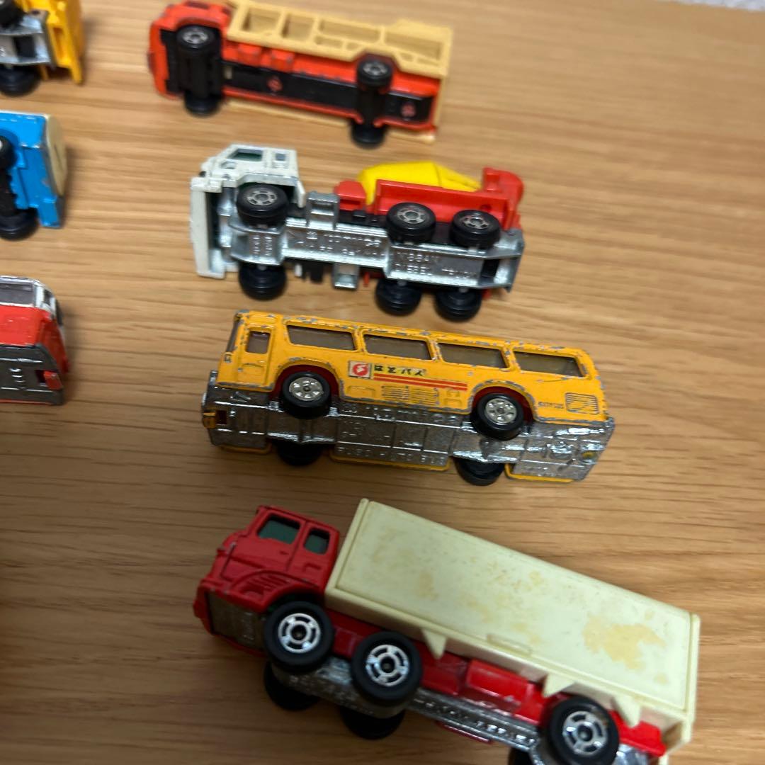 ミニカーセット 多色 トラック バス 乗用車
