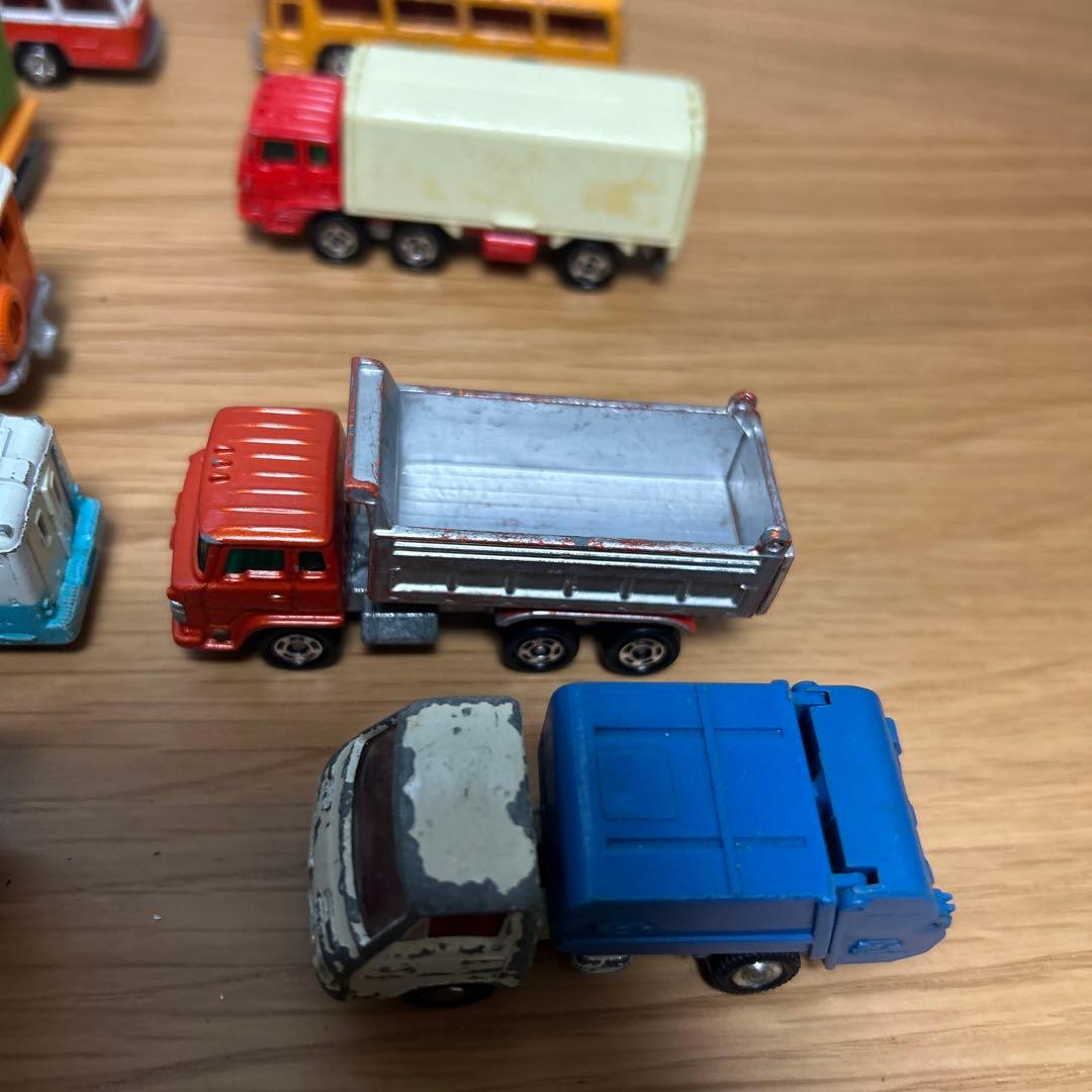 ミニカーセット 多色 トラック バス 乗用車