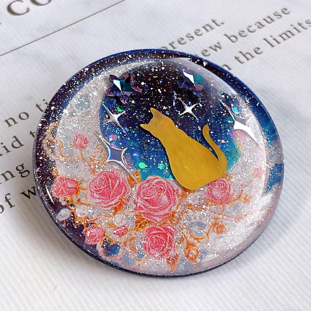 同梱100円引❤️No.2566 レジン ヘアゴム ♡ 猫 ネコ ねこ ♡