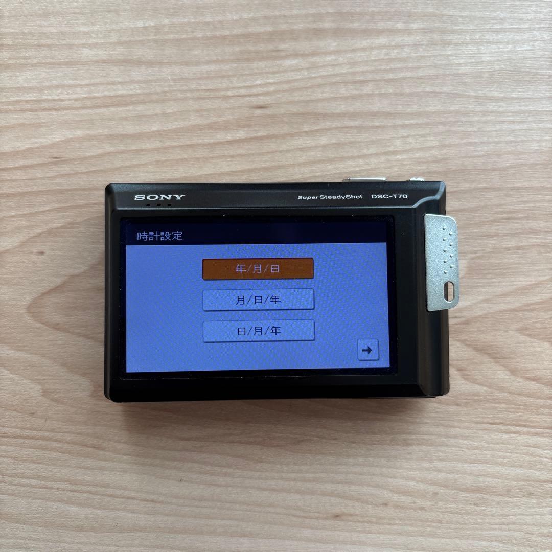 SONY Cyber-shot DSC-T70デジタルカメラ　充電器　ケース付き