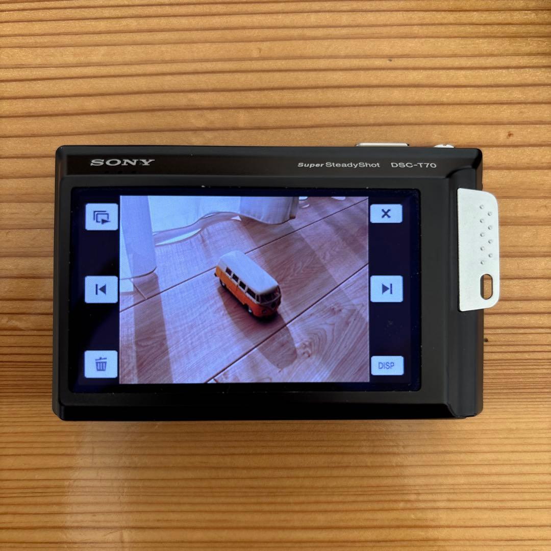 SONY Cyber-shot DSC-T70デジタルカメラ　充電器　ケース付き