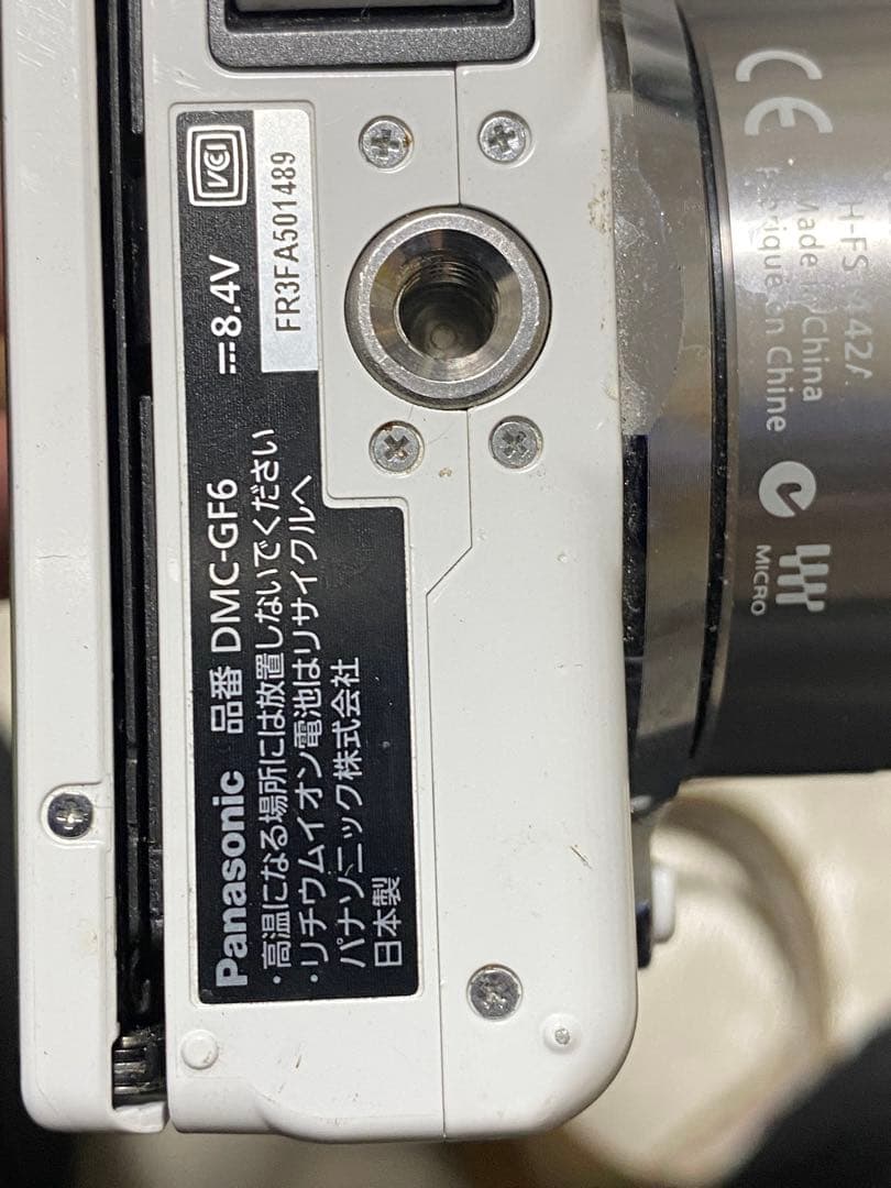 パナソニック　LUMIX GF6 ホワイト ジャンク