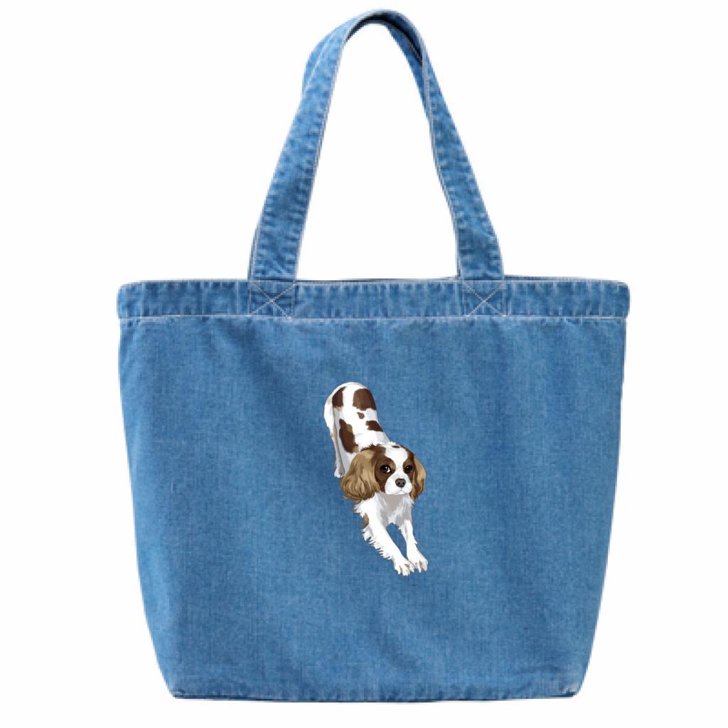 USデザイン キャバリア トートバッグ キャバリアキングチャールズスパニエル