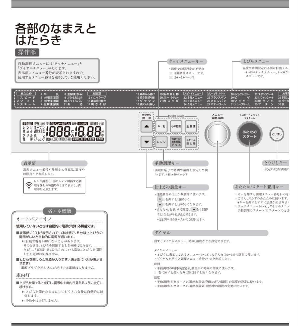 【美品】TOSHIBA 東芝 石窯ドーム オーブンレンジ 角皿 焼き網付