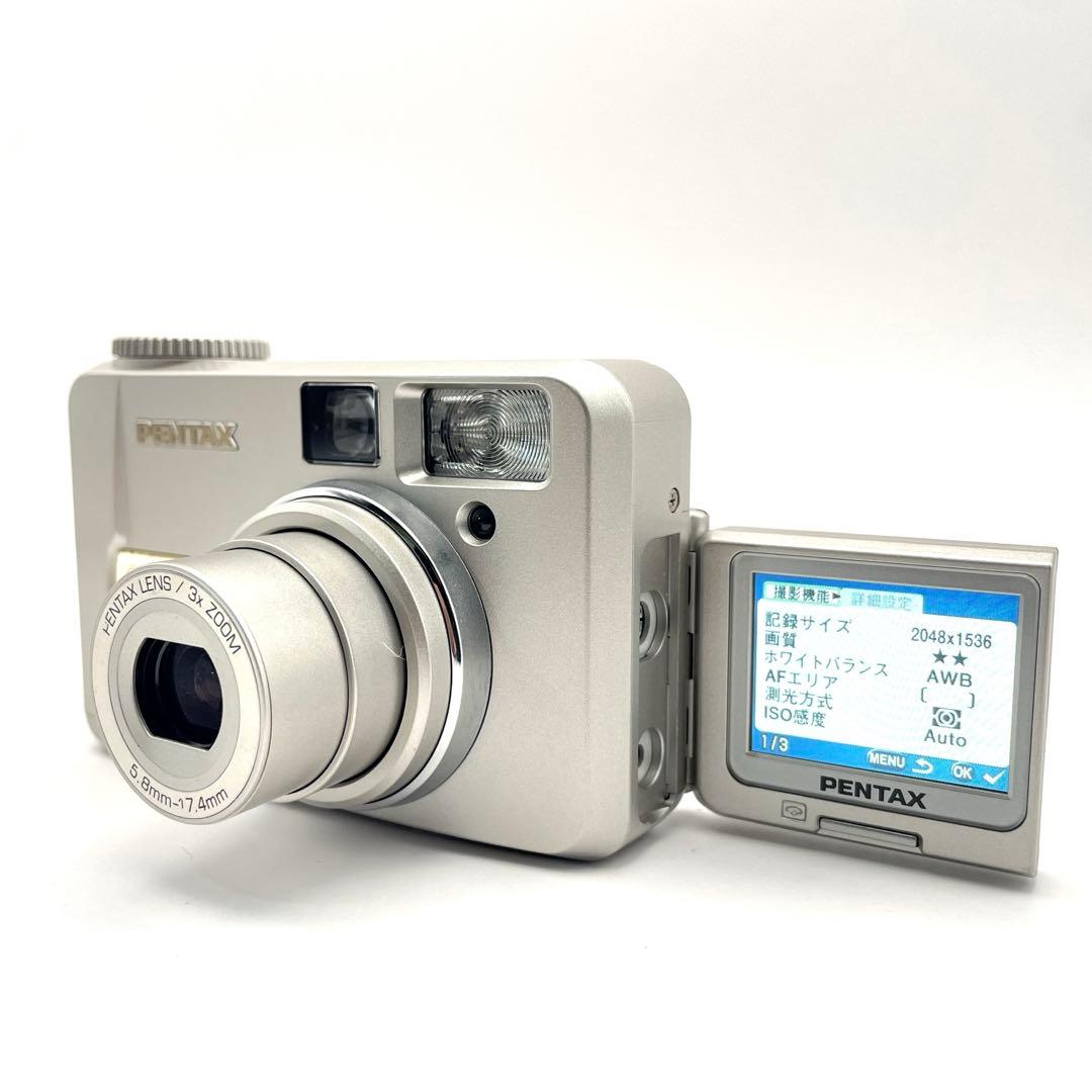 PENTAX Optio 330 GS デジタルカメラ 動作確認済み 自撮り可能