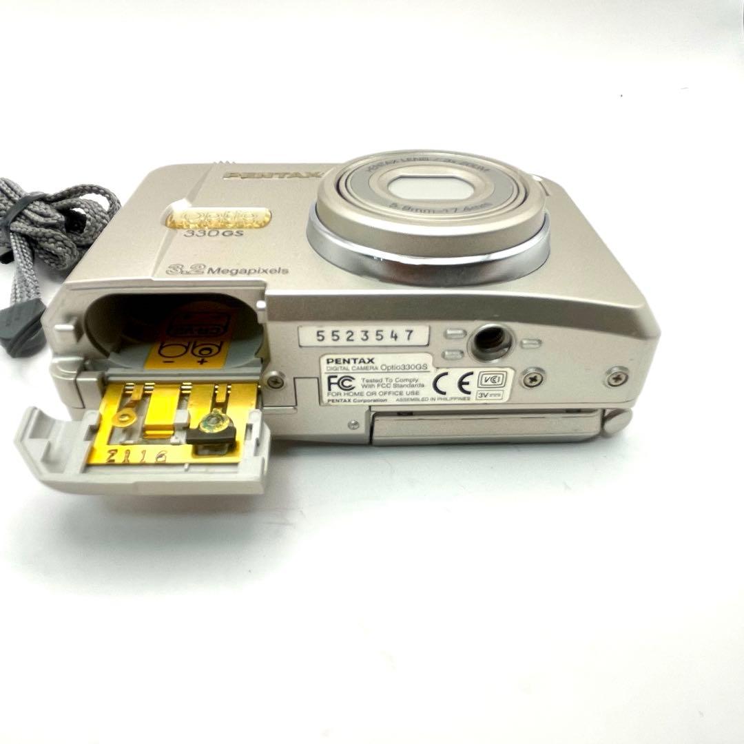 PENTAX Optio 330 GS デジタルカメラ 動作確認済み 自撮り可能