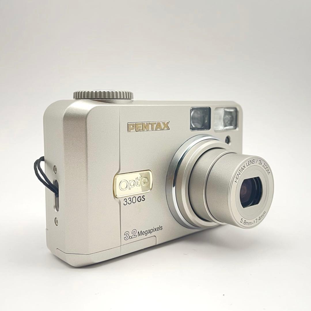 PENTAX Optio 330 GS デジタルカメラ 動作確認済み 自撮り可能