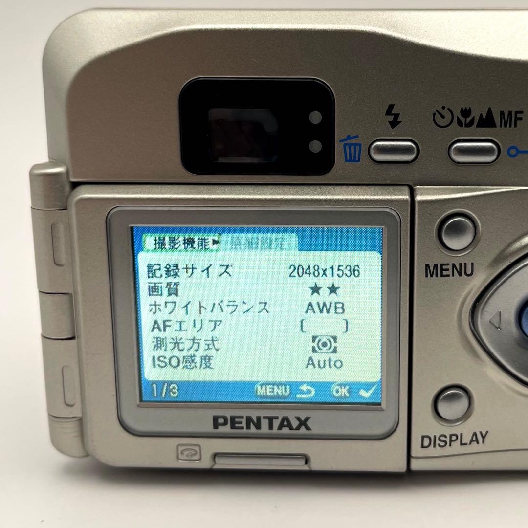 PENTAX Optio 330 GS デジタルカメラ 動作確認済み 自撮り可能