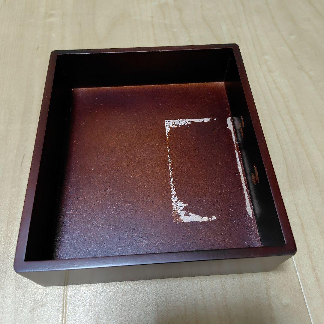 アンティーク　三面鏡付き　木製メイクボックス