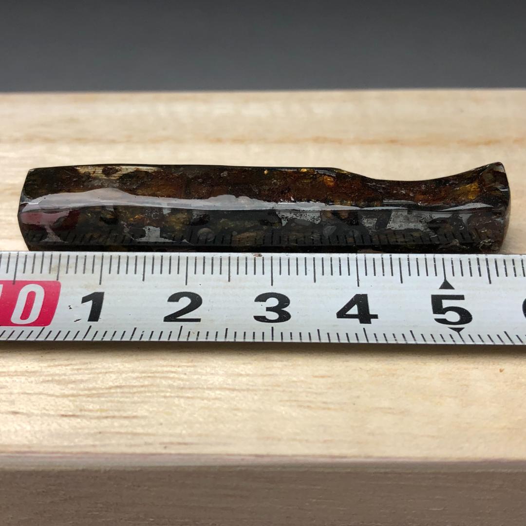 パラサイト隕石 隕石　石鉄隕石　セリコ隕石 美品　重さ約15ｇ　共箱