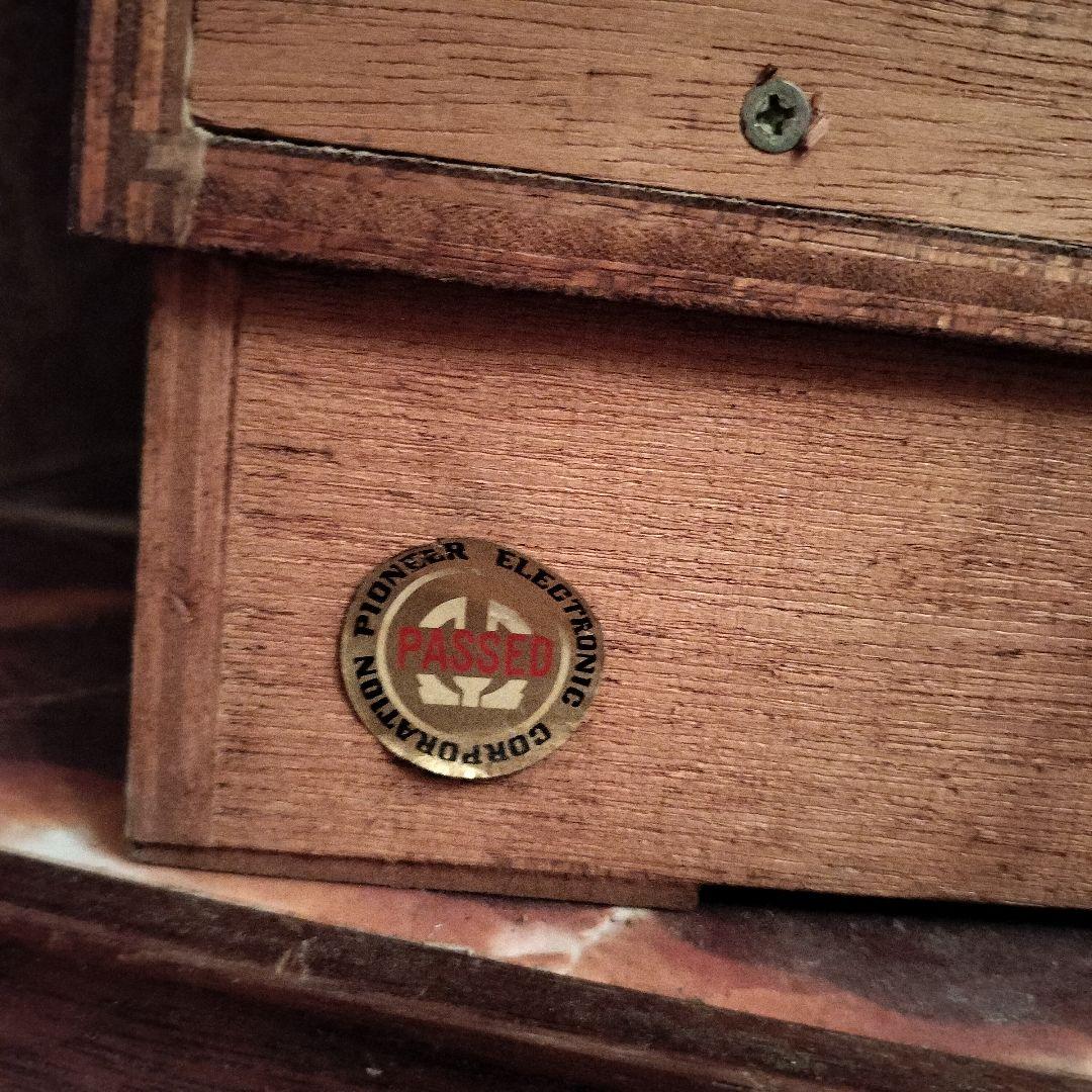 ウッド仕上げ スピーカー ペア　パイオニア製　S-52Xの付属スピーカー