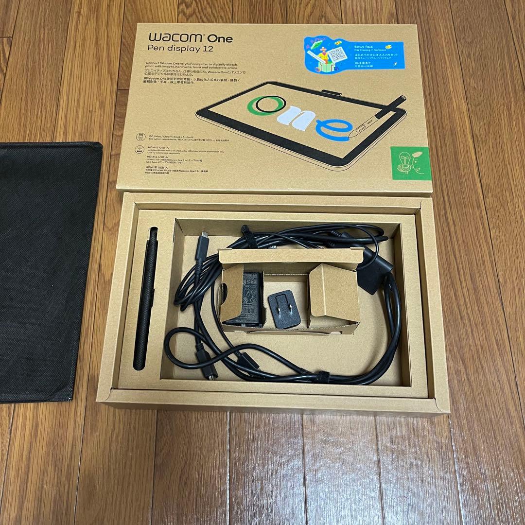 Wacom One 液晶ペンタブレット12 DTC121W4D