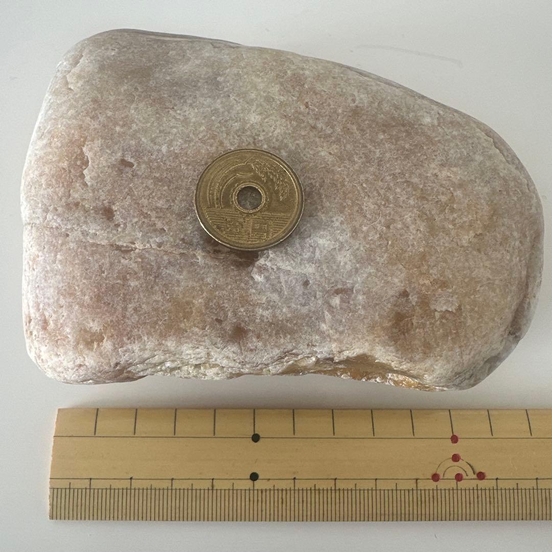 【国産鉱物】　シトリン　黄水晶　鮎喰川　859g 国産鉱石　徳島県