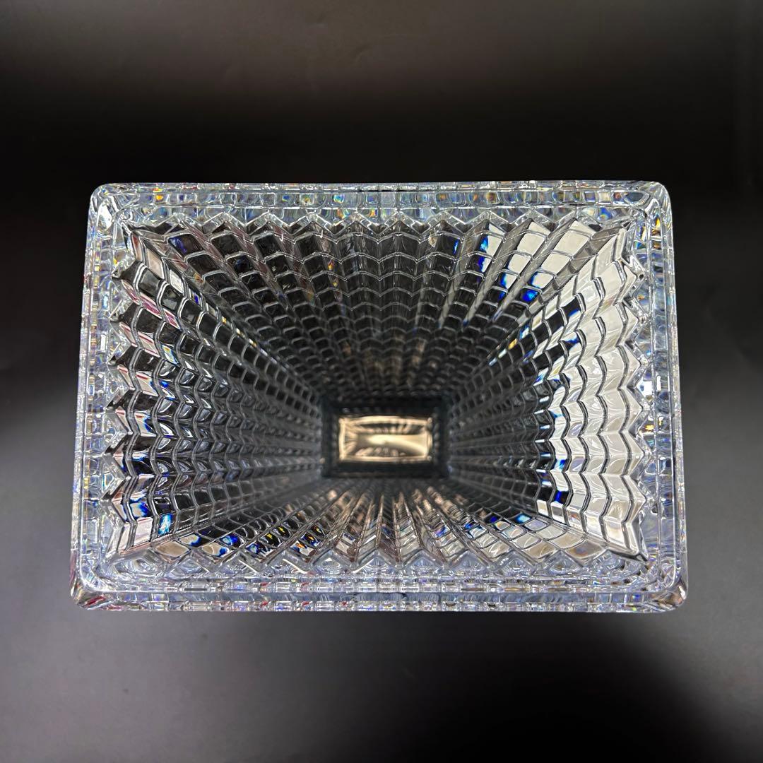 【希少・新品】　Baccarat 30㎝ L アイベース　スクエア 花瓶