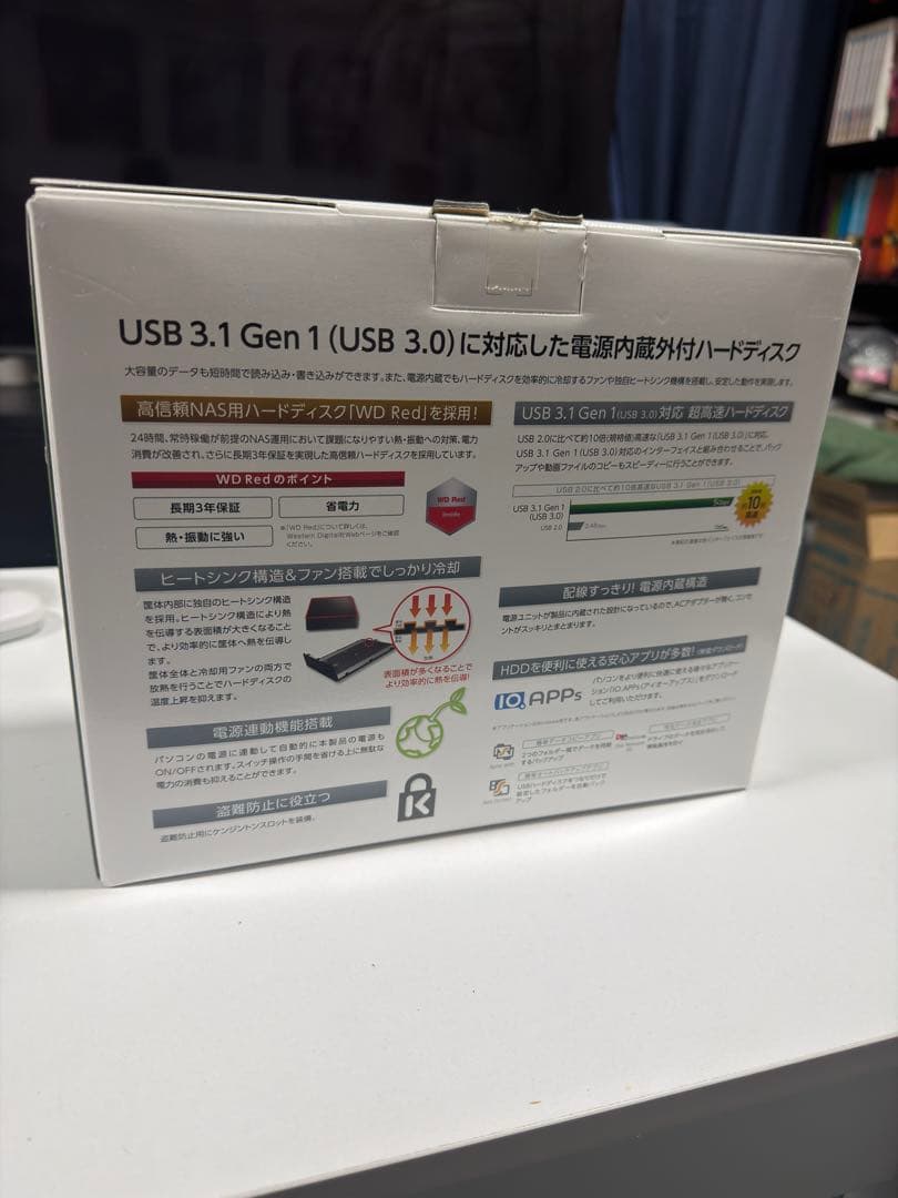 I-O DATA 6TB 外付けハードディスク HUA-UTW