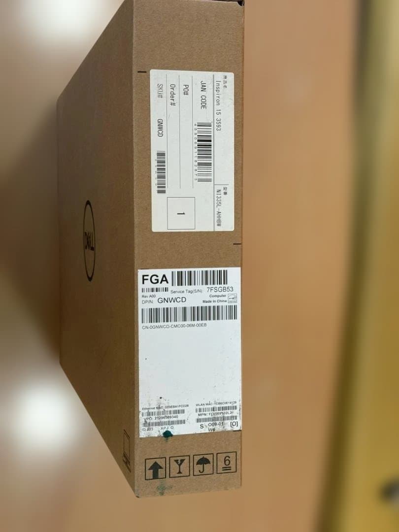 DELL Inspiron 15 3593 ノートPC Office付き②