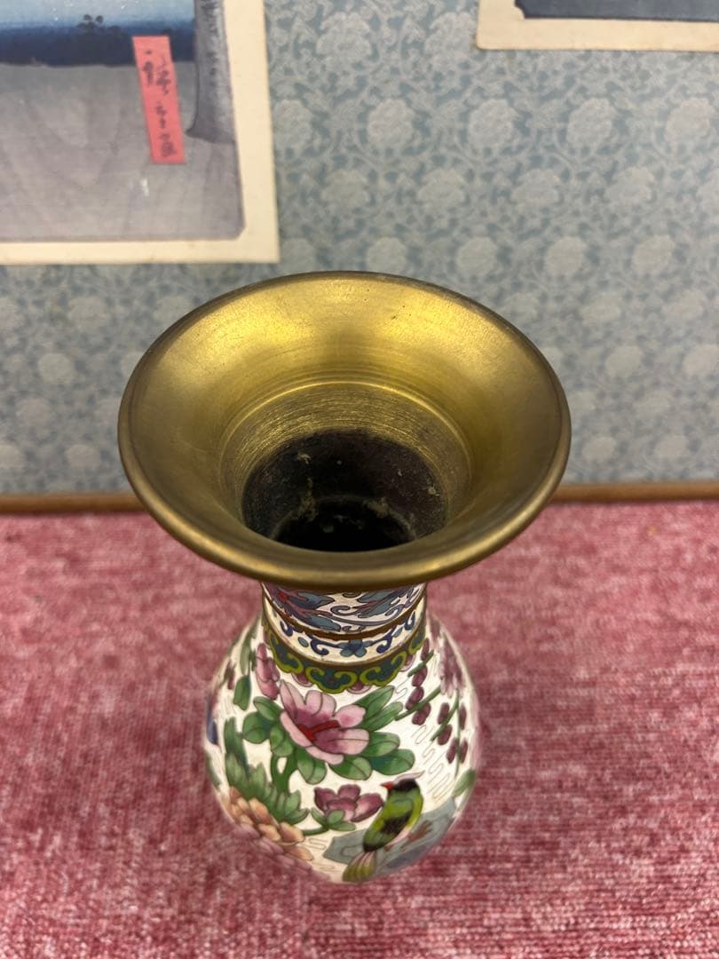 七宝焼花瓶