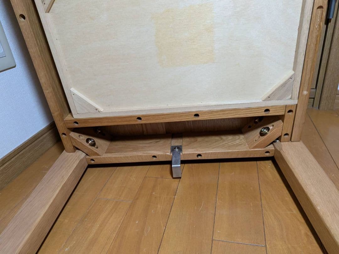 《専用》無印良品 木製デスク 引出しオーク材 110 事務 学習勉強机テーブル