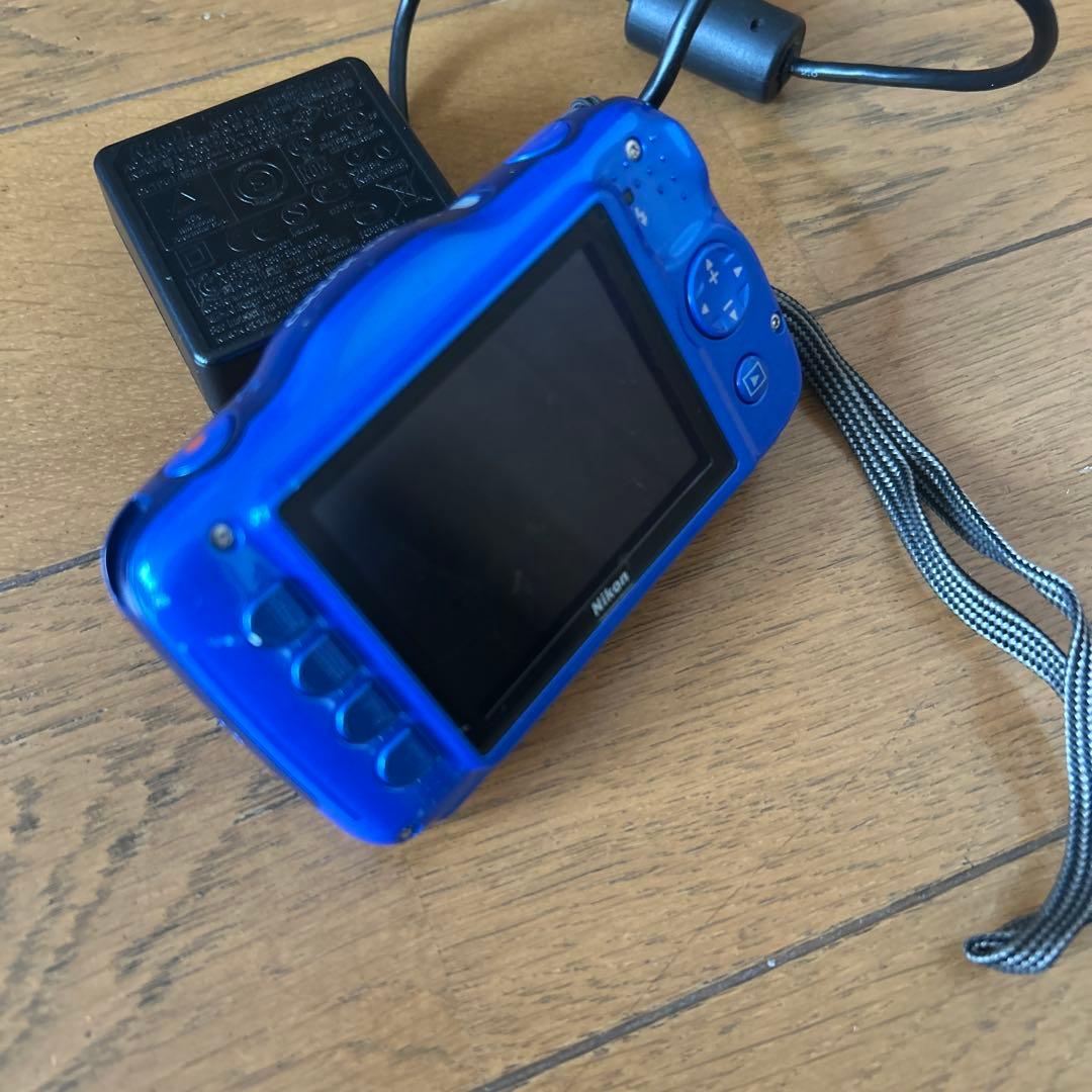 Nikon COOLPIX S32 青 防水 コンパクトデジタルカメラ