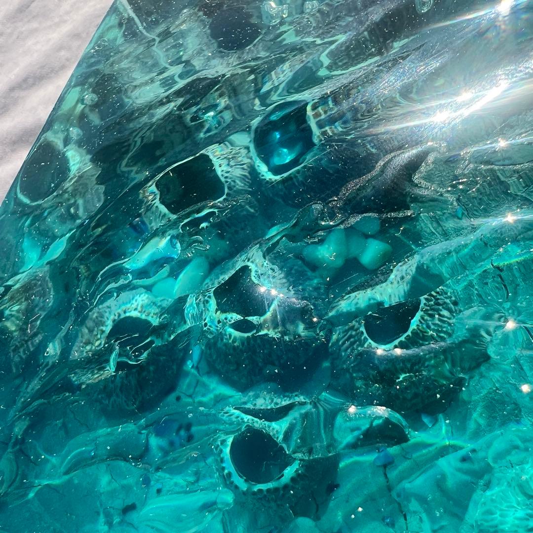 【波紋アート】Real Ocean／barnacle／フジツボ／10cmプリズム