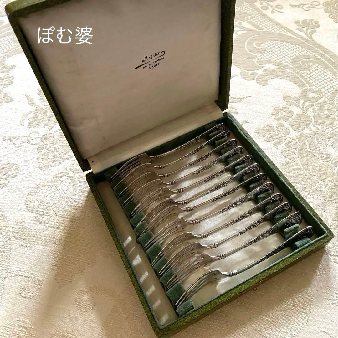 【フランス／Denfert】純銀／デザートフォーク ケーキフォーク 1本