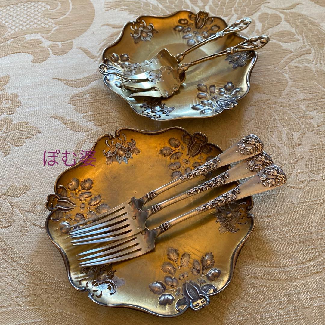 【フランス／Denfert】純銀／デザートフォーク ケーキフォーク 1本