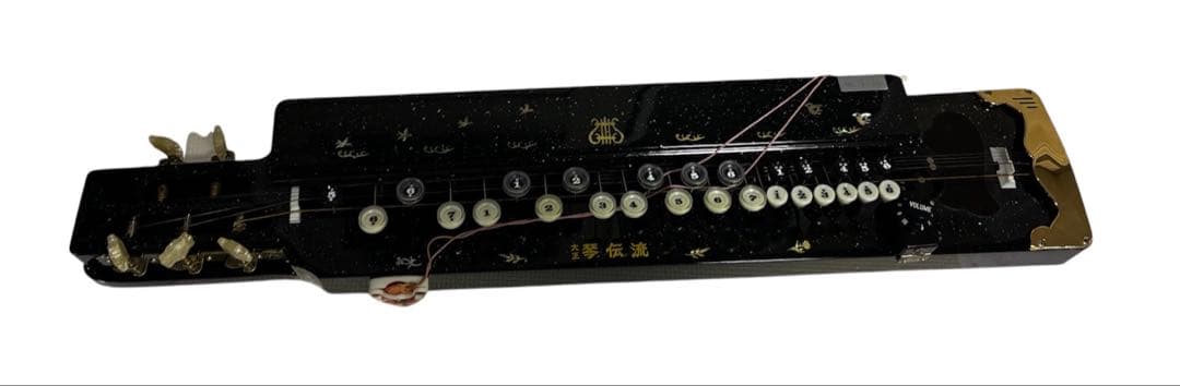 ✨美品✨ 琴伝流 大正琴 ケース付き 替え弦付き 動作確認済　和楽器 伝統楽器