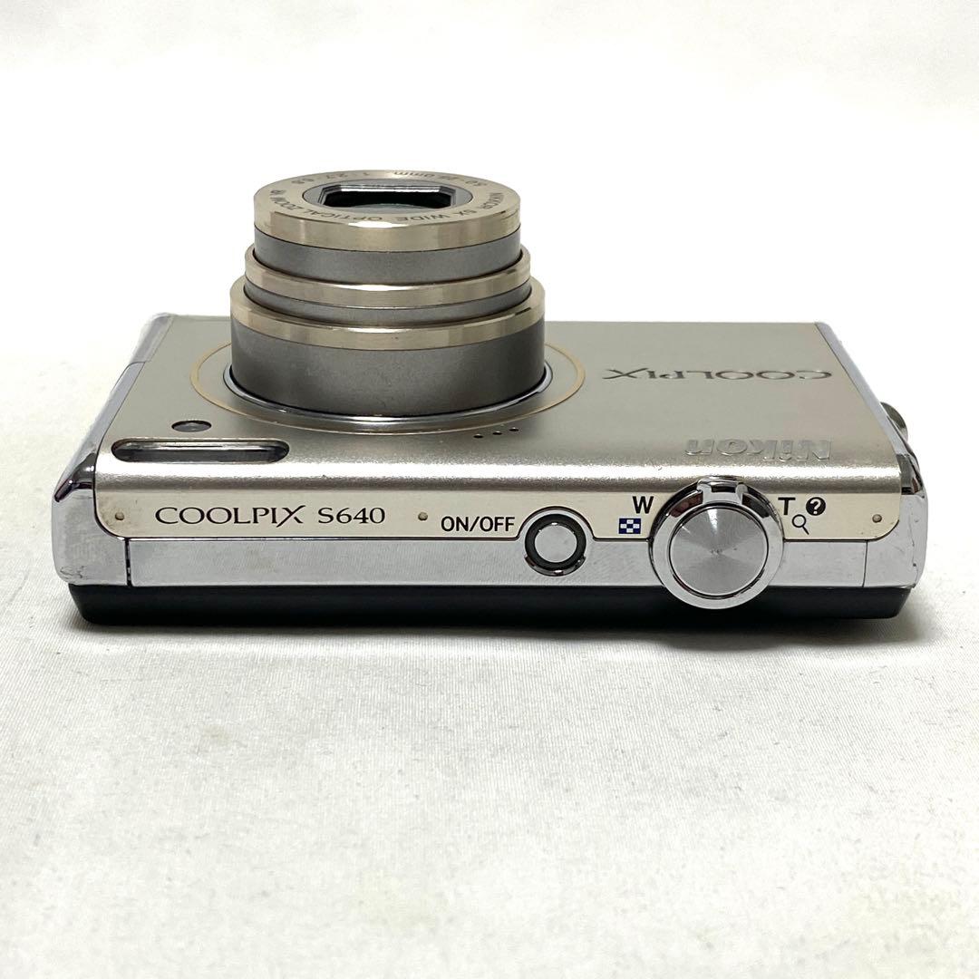 Nikon COOLPIX S640 クールピックス シルバー コンデジ