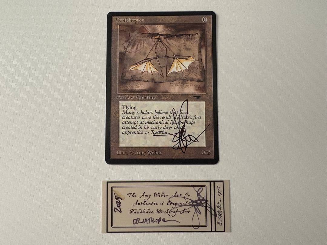 羽ばたき飛行機械 アーティストプルーフ ATQ アンティキティー MTG