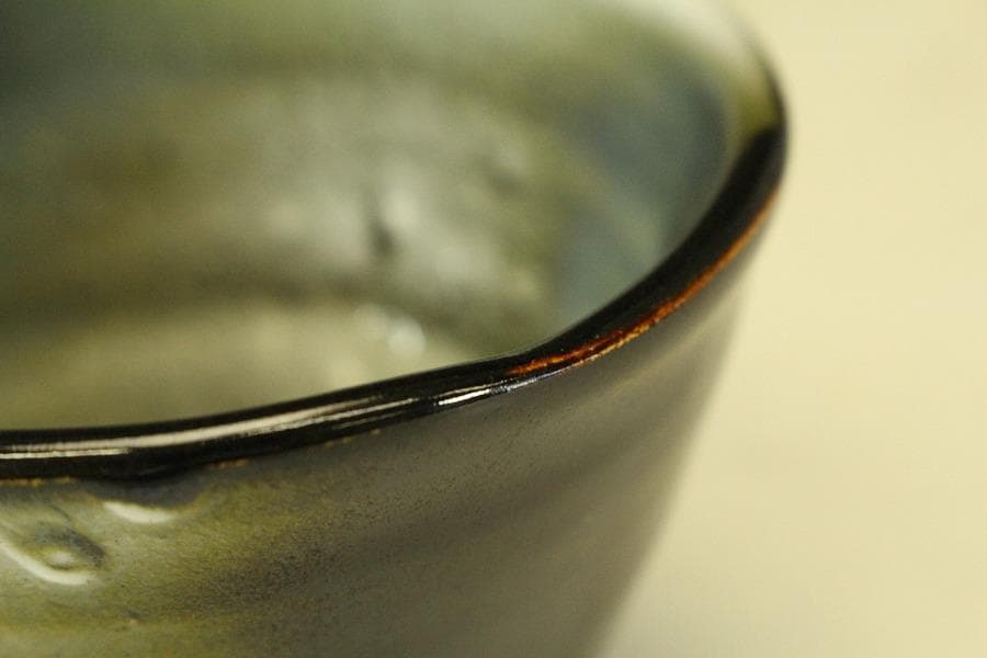 信楽焼 湯呑 冬華 高橋政男 在銘 箱入 無形文化財 未使用(メ1074)