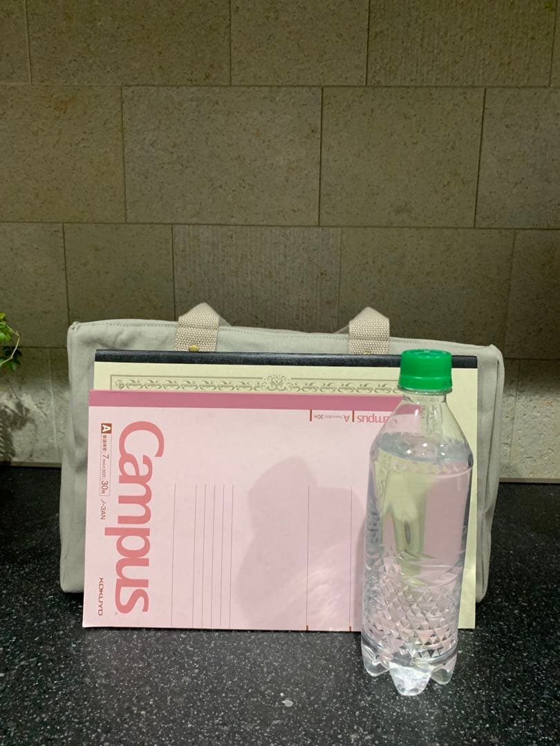 純白3つ仕切りトートバッグ　ハンドメイド　倉敷帆布　仕切り　unicoco