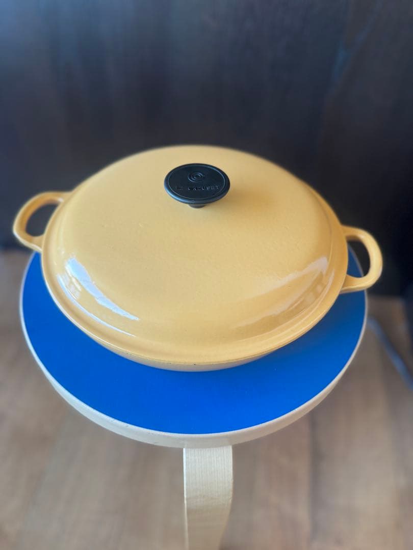 ルクルーゼ　ビュッフェキャセロール26㎝　 イエロー