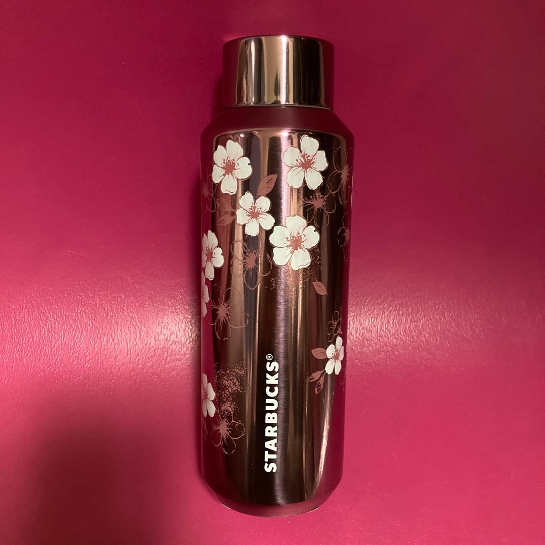 販売終了品❤︎新品❤︎スタバ❤︎SAKURA2026ステンレスボトルメタリックピンク