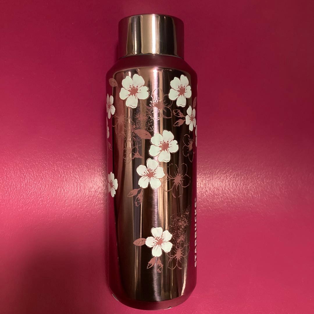 販売終了品❤︎新品❤︎スタバ❤︎SAKURA2026ステンレスボトルメタリックピンク