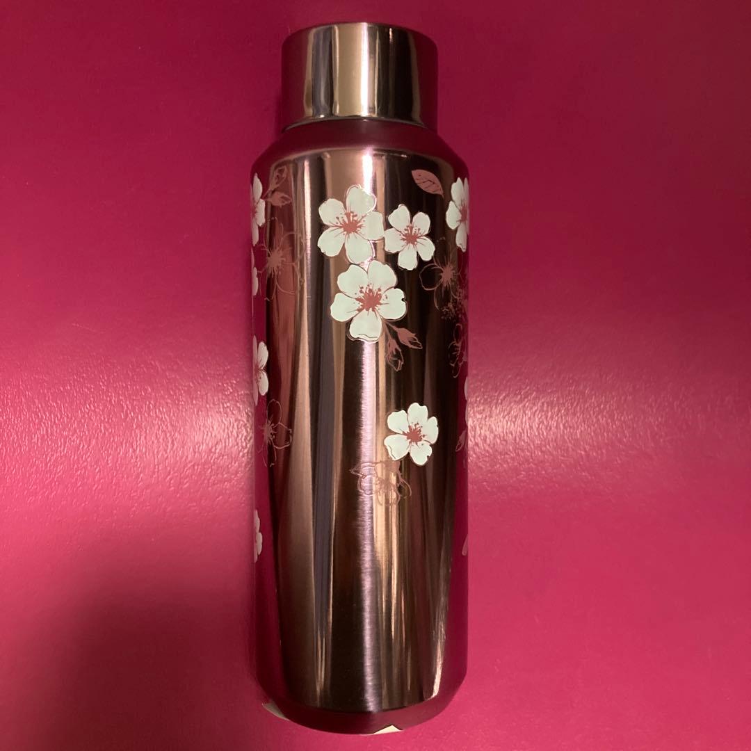 販売終了品❤︎新品❤︎スタバ❤︎SAKURA2026ステンレスボトルメタリックピンク
