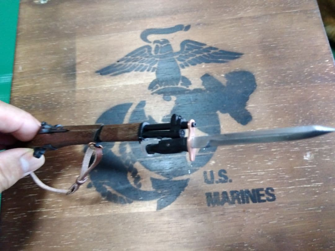 ミニＭ１ガーランドとＭ１銃剣モデル