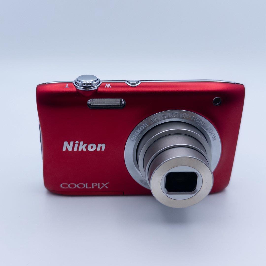 Nikon COOLPIX S2900 レッド SDカード8GB付き