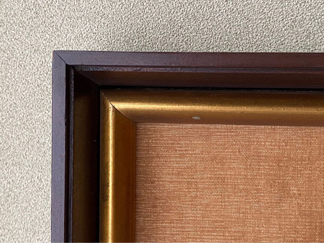 額縁 インテリア 日本画 山 川 絵画