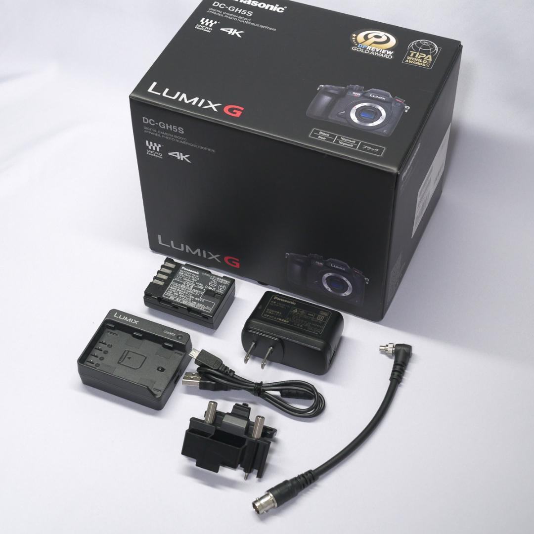 ●LUMIX DC-GH5S ボディ 中古（シャッター回数1861枚）
