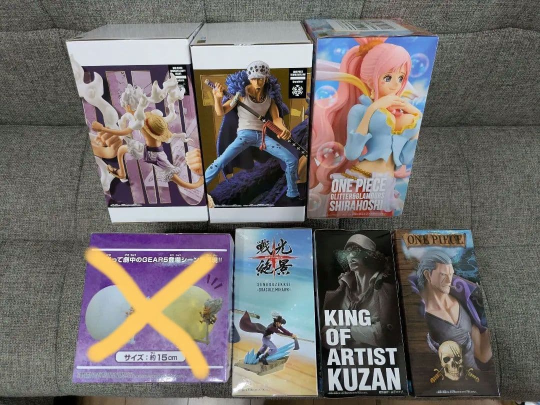 【値下げしました】ワンピース フィギュア ルームライト 7点セット まとめ売り