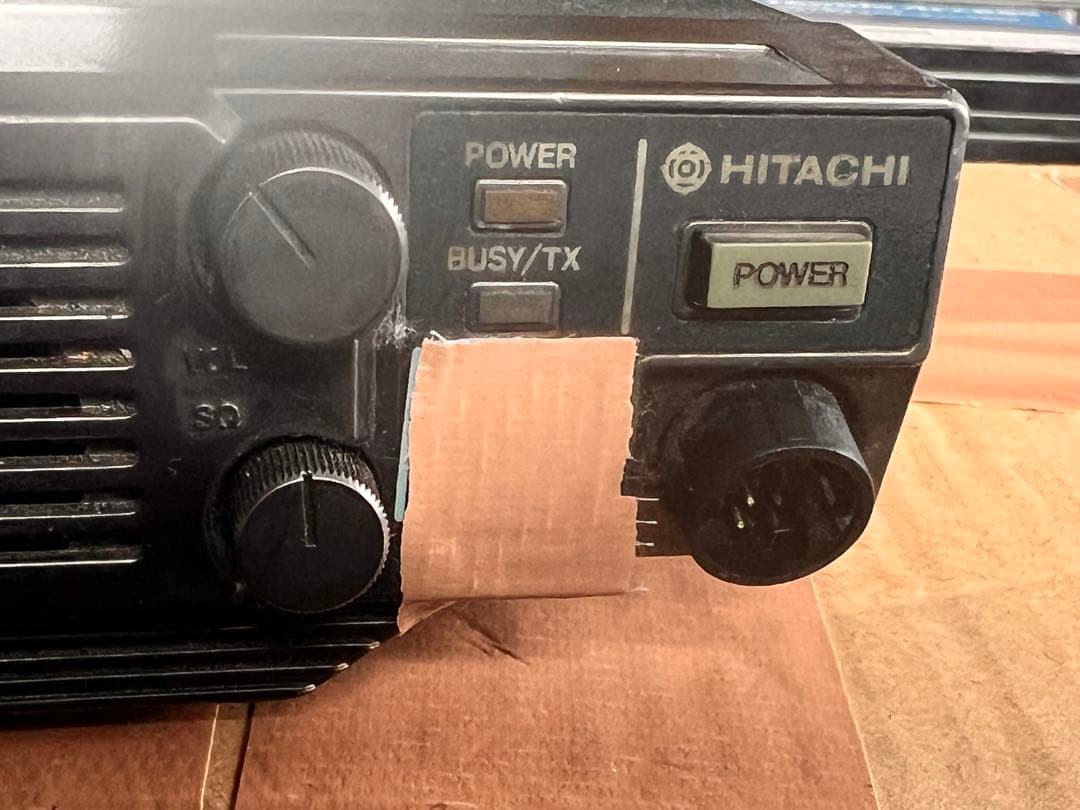 日立電子EUM-05SY/AHT形400MHz/FM無線電話装置