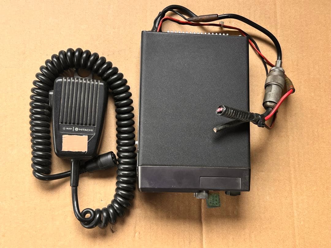 日立電子EUM-05SY/AHT形400MHz/FM無線電話装置