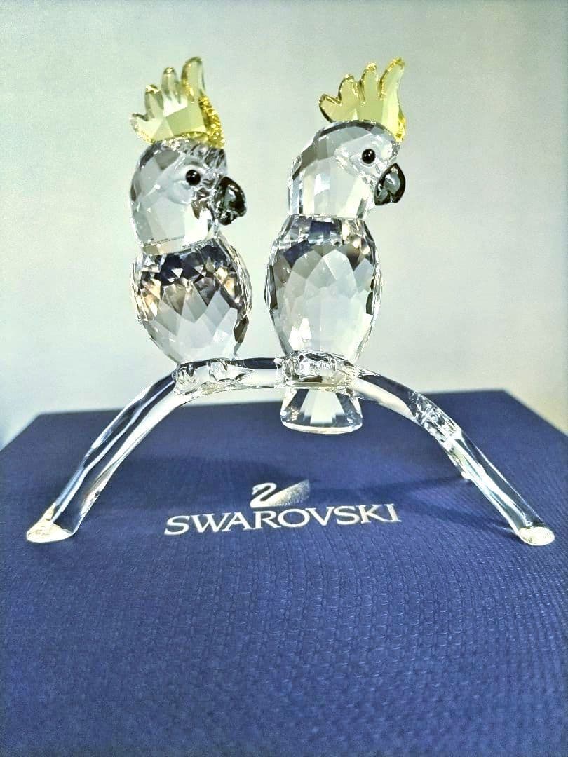 Swarovski 　鳥　オウム　置物