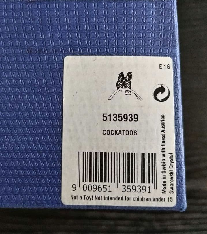 Swarovski 　鳥　オウム　置物