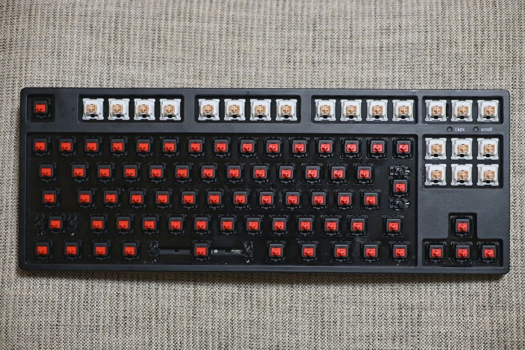 プリンストン ホットスワップ メカニカルキーボード CD87 日本語配列 JIS