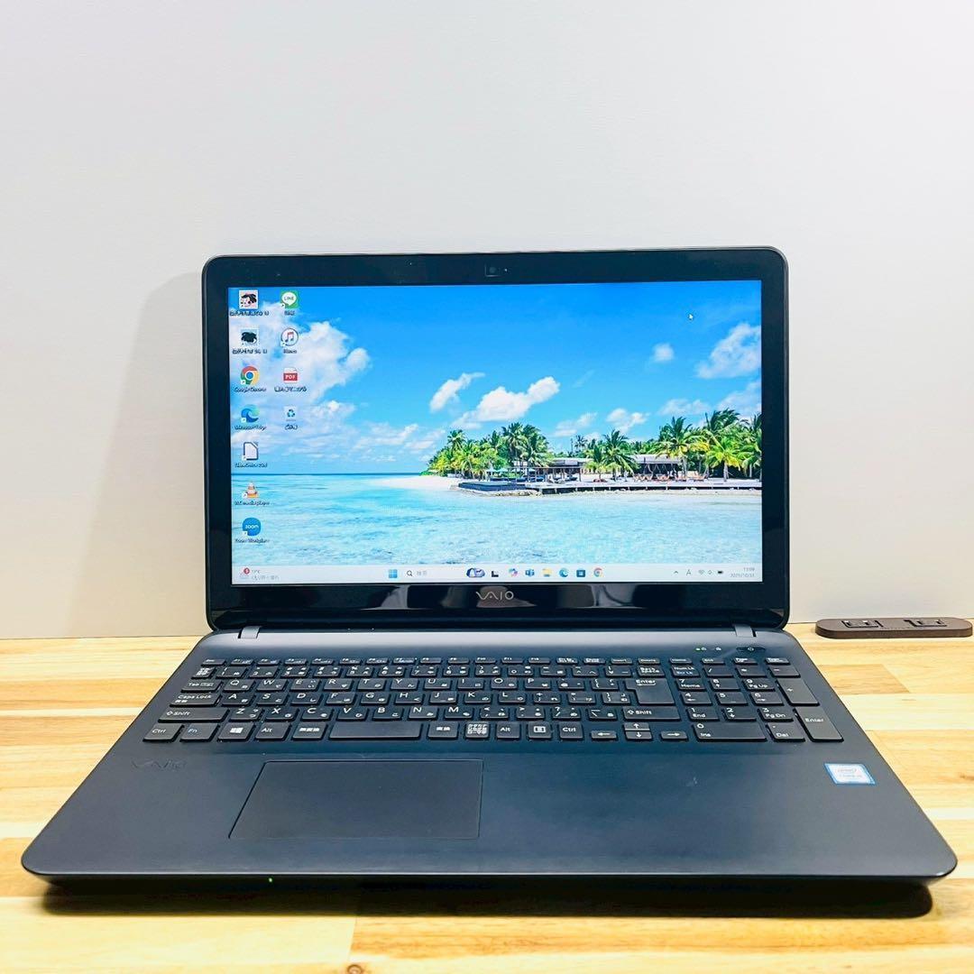 SSD VAIO ノートパソコン カメラ Win11 8GB ソニー オフィス