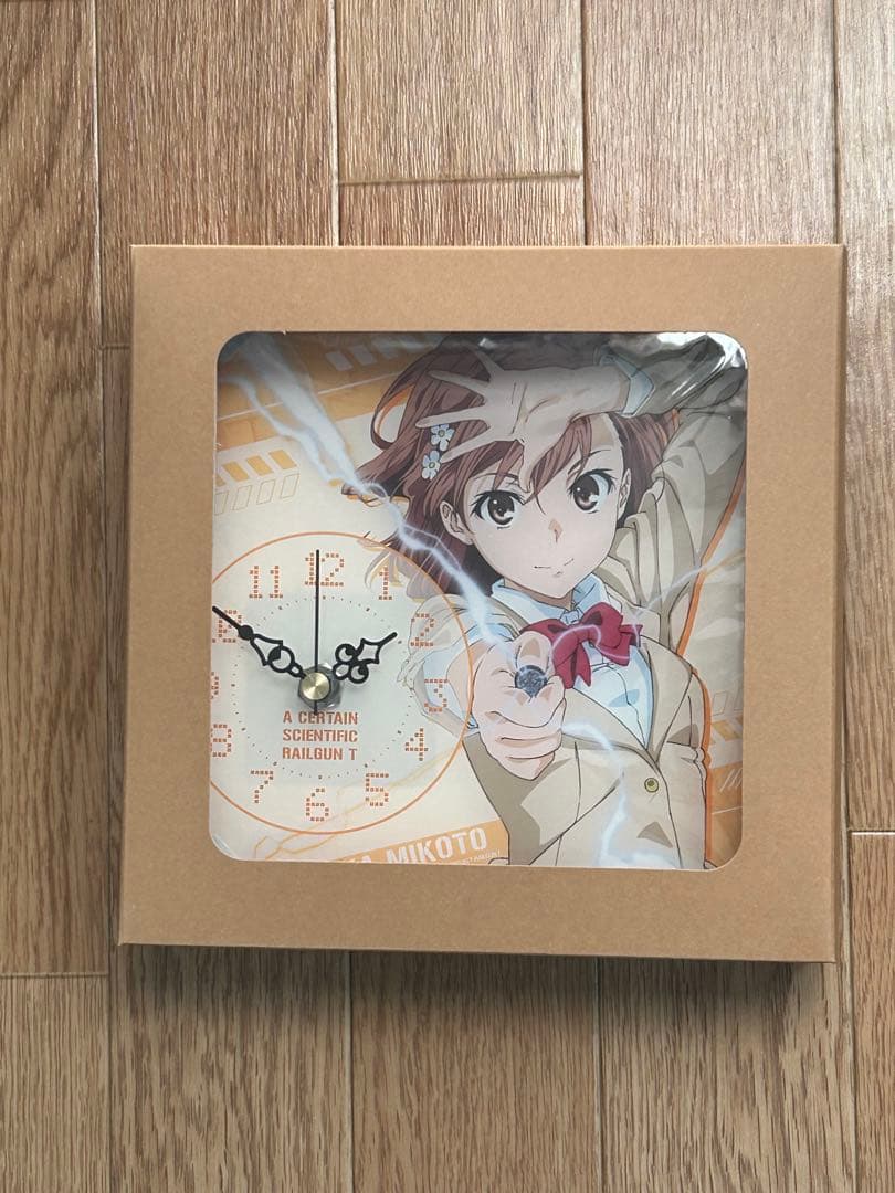 とある科学の超電磁砲T アクリル置時計 御坂美琴