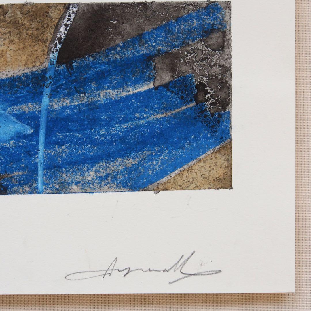 抽象画 アクリル オリジナル 作品 マット付き 絵画 現代アート インテリア