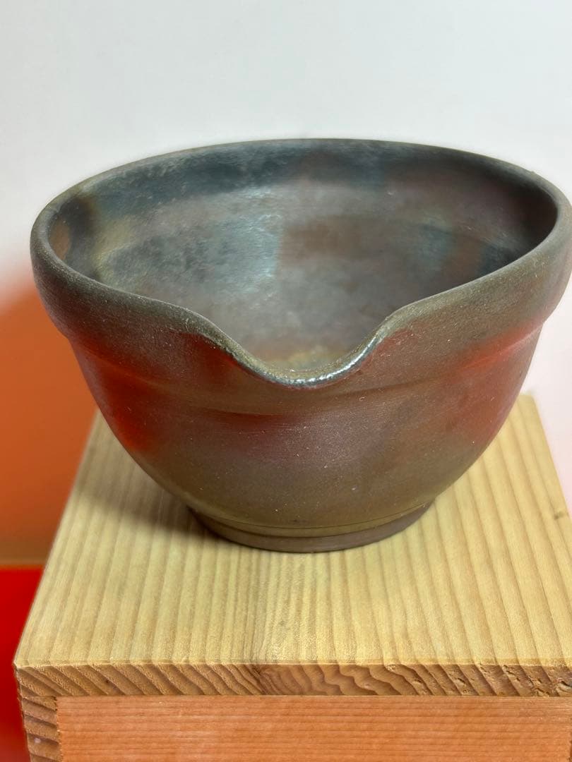 備前焼 一陽窯　伝統工芸士　木村一陽 造　 煎茶器揃　１９７０年代の作品です