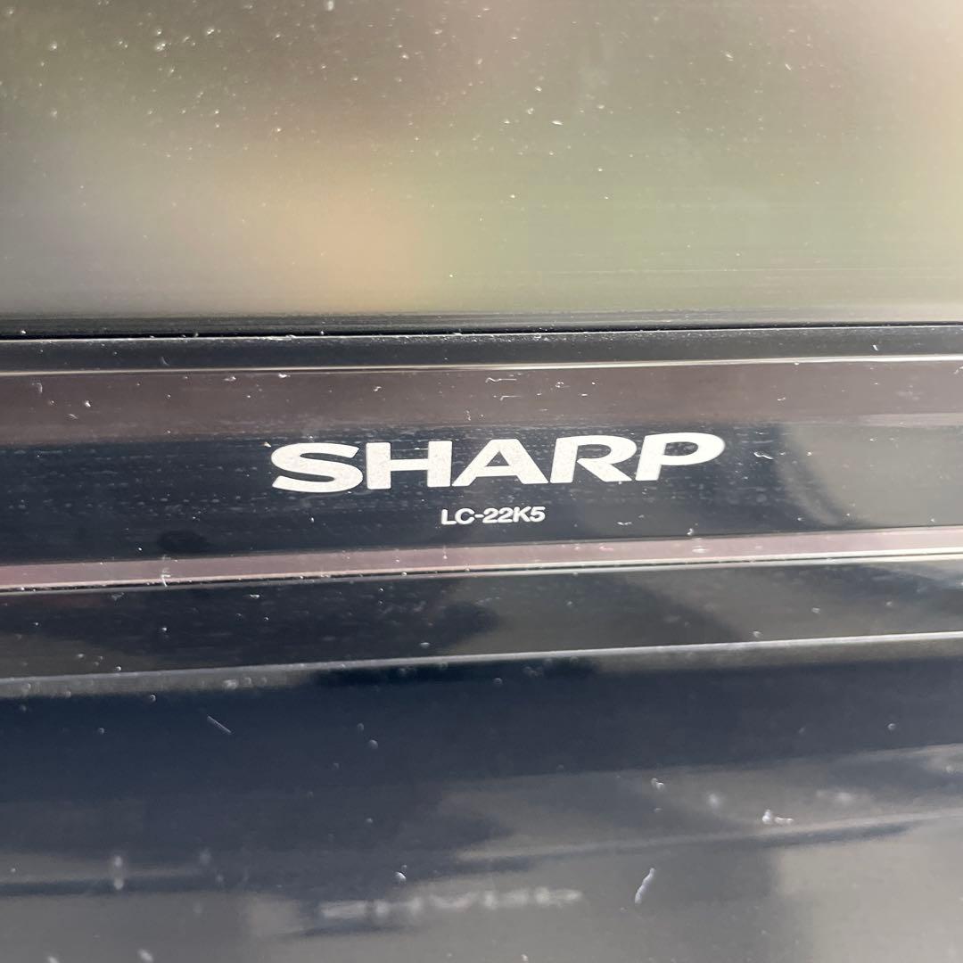 美品　SHARP LC-22K5 22インチ液晶テレビ　コード　リモコン付